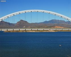 Arizona - Phoenix - Theodore Roosevelt Dam & Bridge