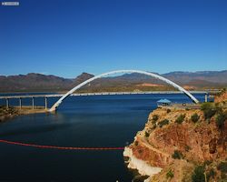 Arizona - Phoenix - Theodore Roosevelt Dam & Bridge